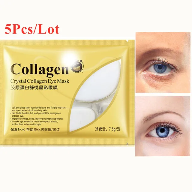 10 шт./5 пар гидрогелевые патчи для наращивания ресниц|mask dark circles|dark circlescrystal collagen eye