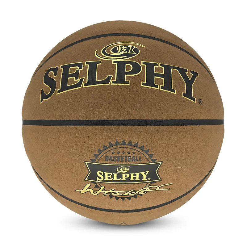 Напрямую от производителя продажи Selphy баскетбольная № 7 703 в помещении и на открытом воздухе микроволокнистая замша из коровьей кожи износостойкая обучение G