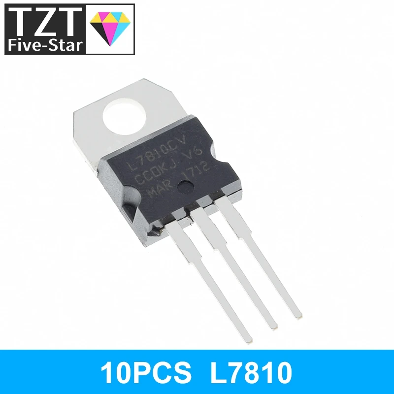 TZT 10PCS LM317T L7805 L7806 L7808 L7809 L7910 L7812 L7815 L7818 L7824 L7915 Spannungsregelungsmodul – Detail 8