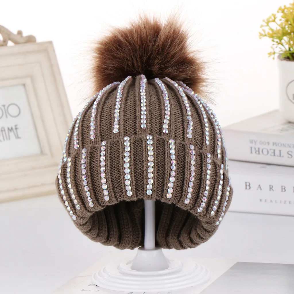 Детская шерсть для вязания, Хемминг, теплая шапка, зимняя шапка с меховым шаром, шапка для малышей, аксессуары для малышей, головные уборы для волос
