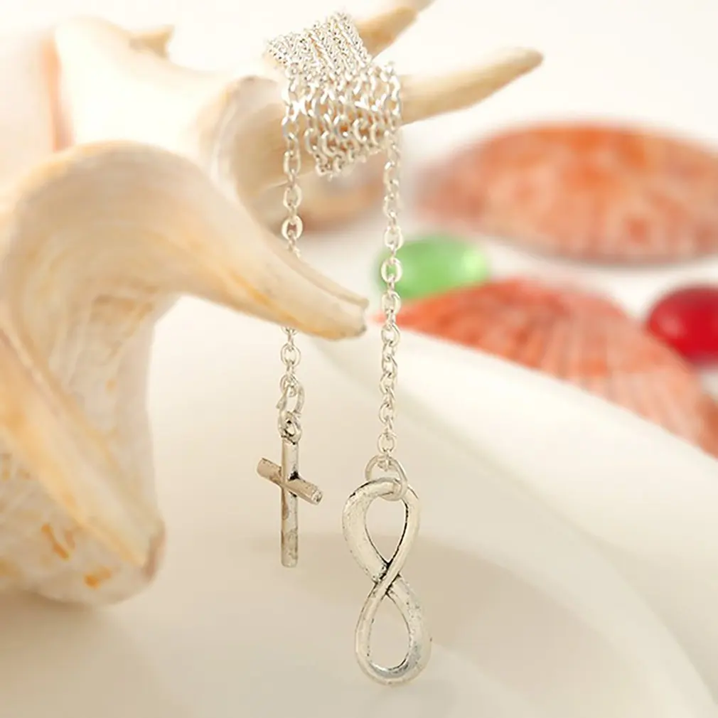 Женское ожерелье с подвеской на свитер серебряного цвета золотистого