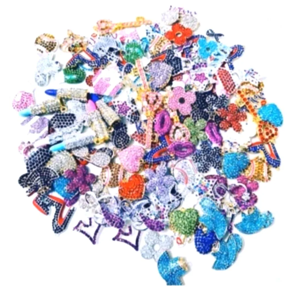 50pcs Mixed Fashion Charms Picked At Random Suitable For Women Diy Jewelry Accessories M16