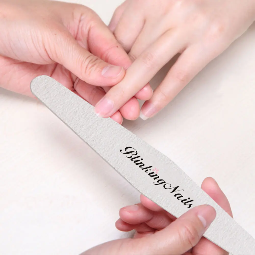  BlinkingNails Professional Nail File 180/240 10pcs Nail File 150/150 White Nail Files 100/180 for P