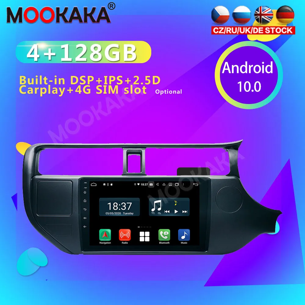 

Android 10.0 Car radio GPS multimedia player For KIA RIO RHD 2012 2013 2014 car navigation Stereo receiver Head Unit