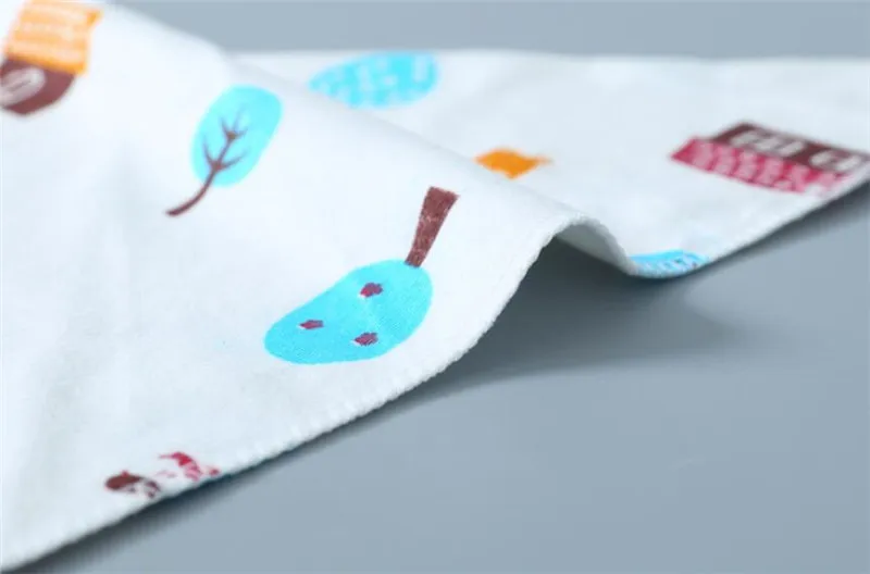 Baby Bibs Triangle Cotton Cartoon Child Baberos Bandana Bibs Babador Dribble Bibs Newborn Slabber Absorbent Cloth Burp Cloth baby glasses