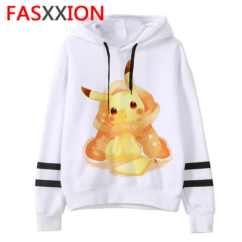 Pokemon go Толстовка kawaii мультфильм для мужчин/женщин толстовки с Пикачу негабаритных уличная забавный мужской Tumblr гранж Винтаж - Цвет: 1861