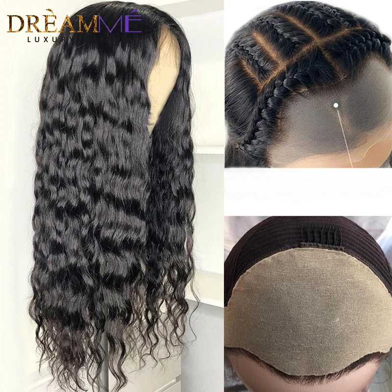 

Invisible Fake Scalp Transparent Lace Closure Wig 13X6 Deep Part Curly Lace Front Wig Human Hair With Baby Hair Preplucked