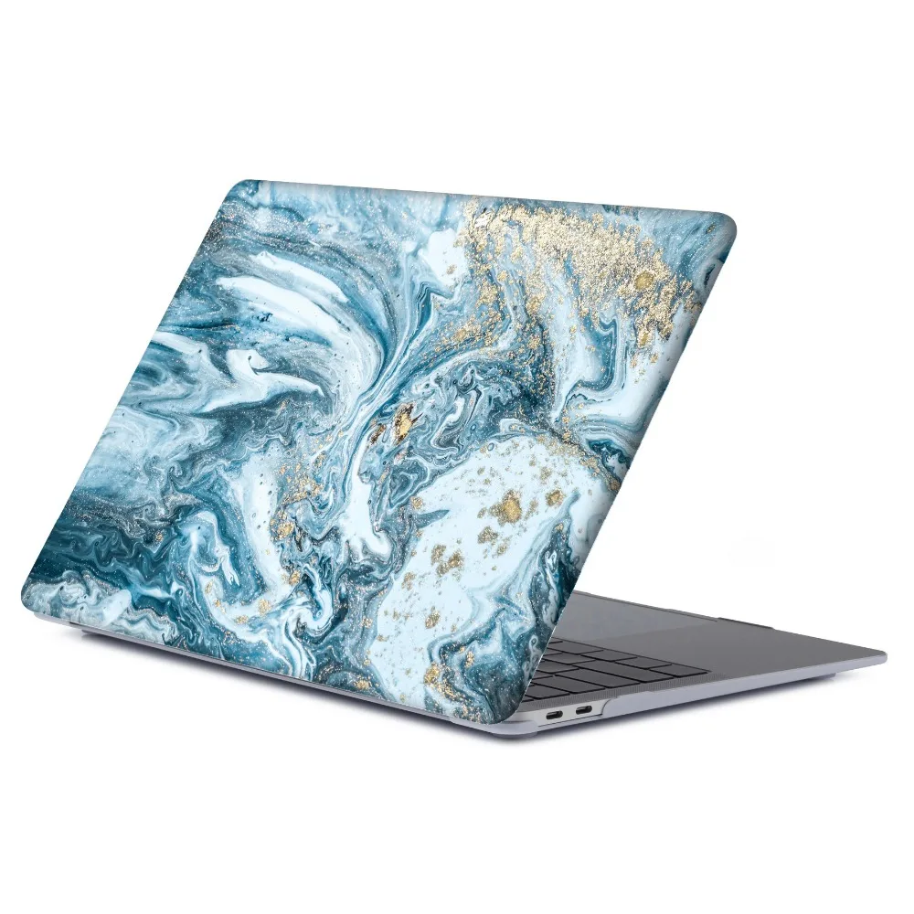 Мраморный чехол для ноутбука Apple MacBook Touch ID A1932, Air 13 Pro retina 11 12 13 15 Pro 13,3 15,4 Touch Bar+ чехол для клавиатуры