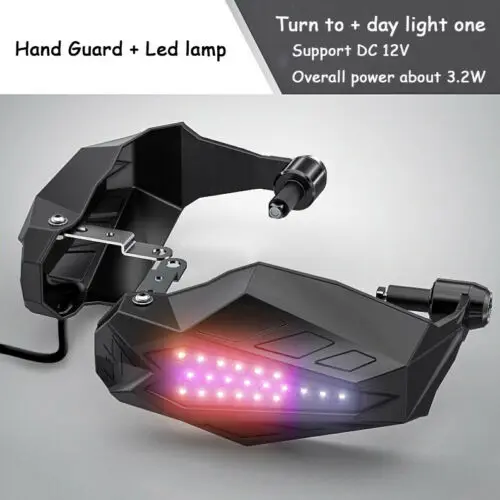 Универсальный Handguard Handlbar защита от ветрового стекла светодиодный фонарь защита рук Gushield лобовое стекло для мотоциклов/велосипедов/крейсеров/чоппер