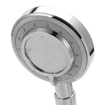 

3 Mode Durable Universal Use Silver Handheld Water Saving Rain Shower Head Bathroom SPA Showerhead Easy to Install