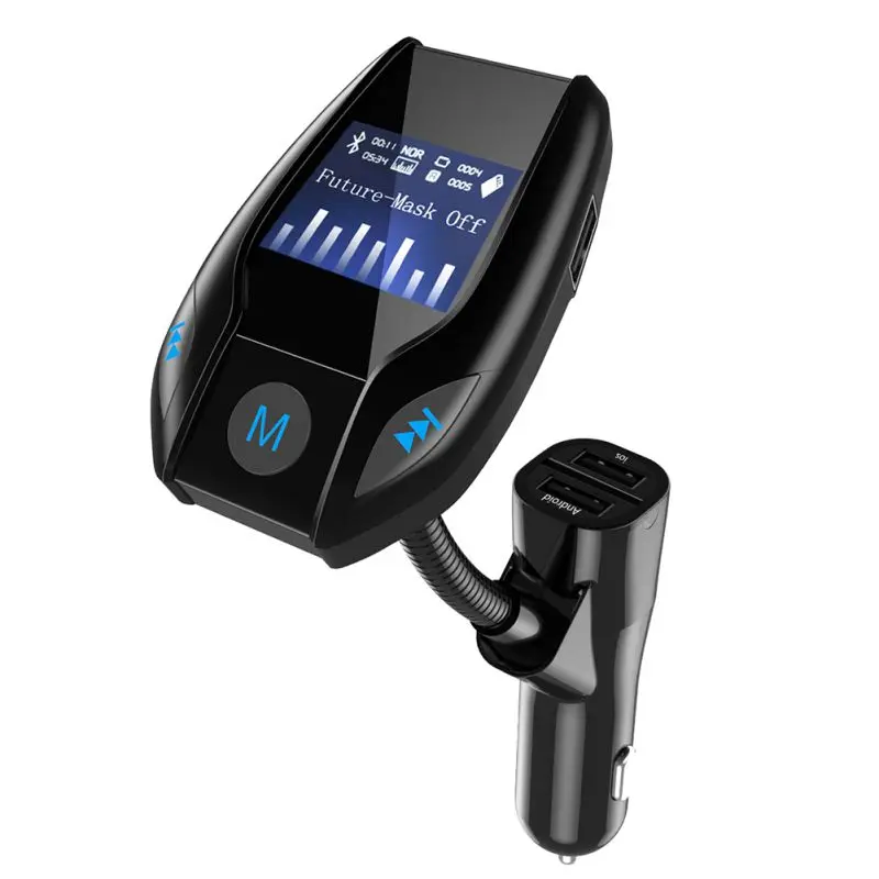 FM рабочее расстояние двойной USB порт 3 А выход Bluetooth 3,0 fm-передатчик Автомобильный MP3-плеер со встроенным микрофоном