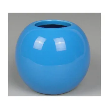 

Gardon Pure Color Brief Ceramic Flower Pot Little Bottle Penholder Round Ball Flower Vase Home Accessories Desktop Floral Organ