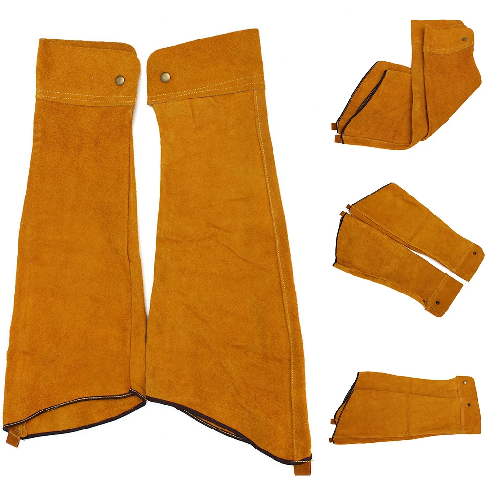 Soldering Splatter Button Durable Protective Arm Guard Heat Resistant Safe With Cover Insulation Long Split Welding Sleeve