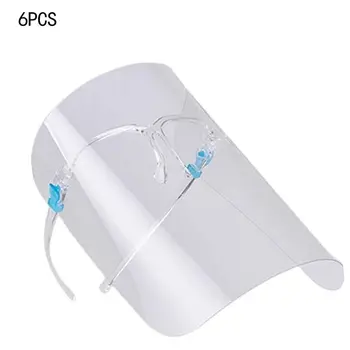 

New Material Full Face Double-Sided Protective Mask Fashion Safety Mask Lengthened Arc Design Anti-Fog Masks