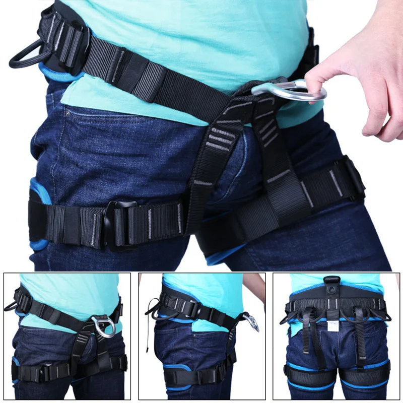 Belt Safety Harness Rock Mountain Climbing Rappelling Rescue Protection High Quality Safety Belt