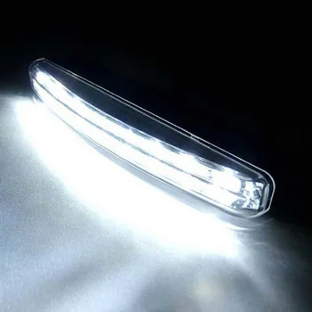 

8 LED Daytime Running Light White Super Bright Waterproof Fog Lamp Bulbs Set