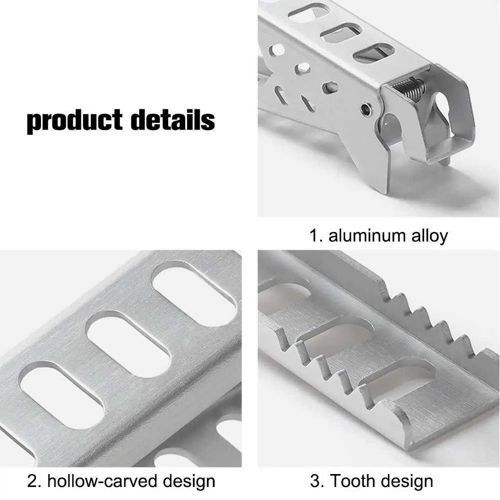 N+B Topfclip – Aus Aluminium, 12,5 X 5 Cm, Zum Halten Von Heißen Töpfen & Schüsseln, Campingzubehör