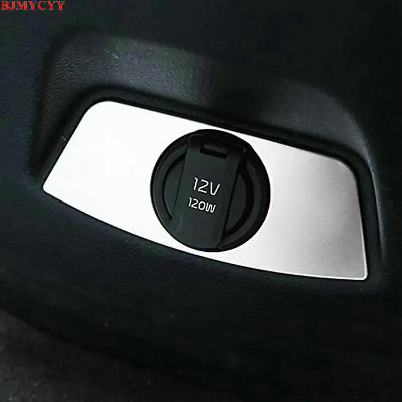 Декоративный патч из нержавеющей стали BJMYCYY для панели USB автомобильного заднего