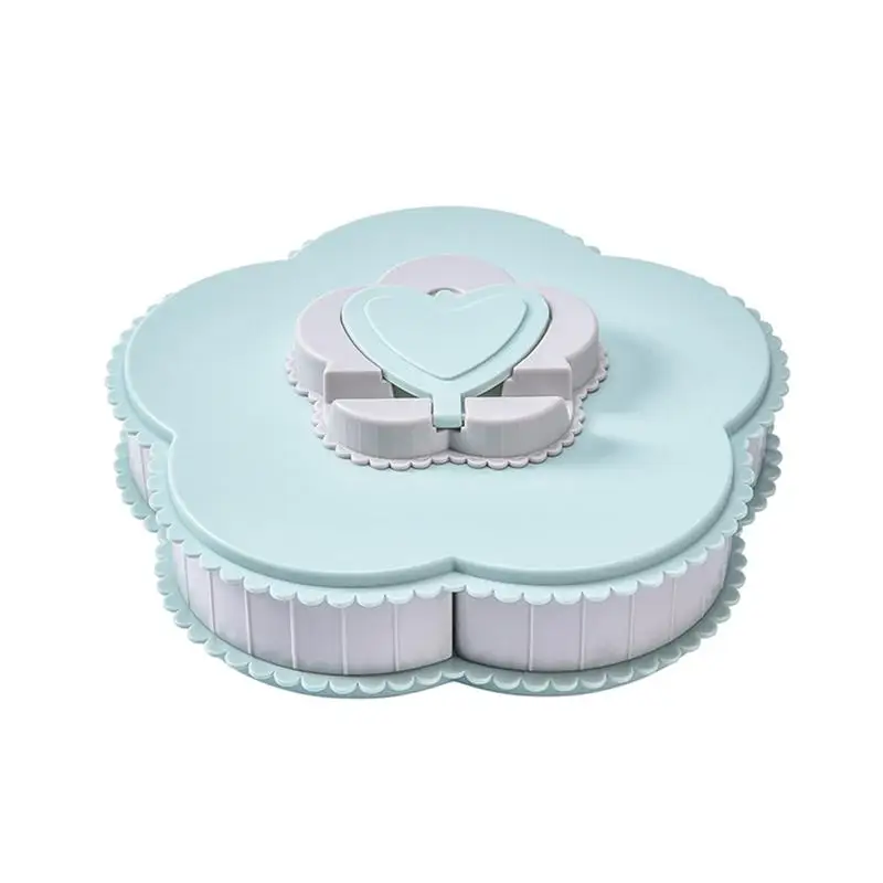 Вращающаяся коробка для конфет с отделениями оригинальная фотопластина сушеных