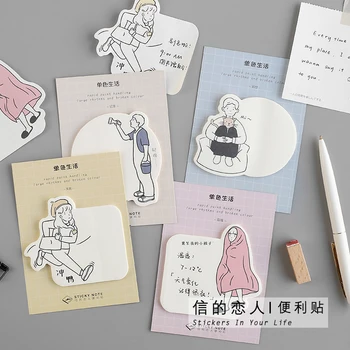

30 Sheet/pad Pleasant Holiday Sticky Note Book Kawaii Paper Memo Pad Kawaii