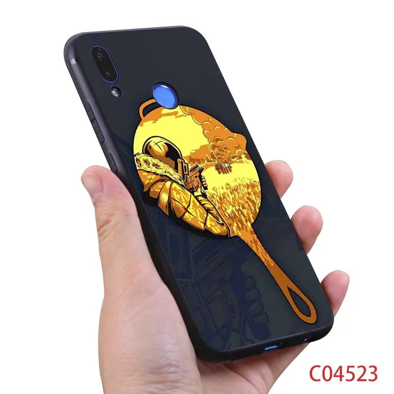 PUBG игры боя крышка для Xiaomi Redmi note 7 k20 pro 7 note 5 6 4x 7a прозрачный однотонный Мягкий силиконовый чехол для телефона - Цвет: C04523