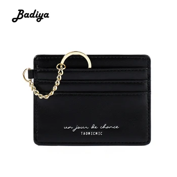 

Badiya Women Wallet Multi-function Double Sided Credit Card Holder Thin Slim Short Coin Purse for Travel Female Clutch Bag