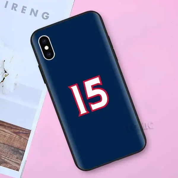 I012 Баскетбольные силиконовые чехлы для Apple iPhone 11 Pro, XR, X, XS MAX, 7, 8, 6, 6S Plus, 5, 5S, SE, 5C, черные мягкие чехлы для телефона, 23, 24 - Цвет: I012