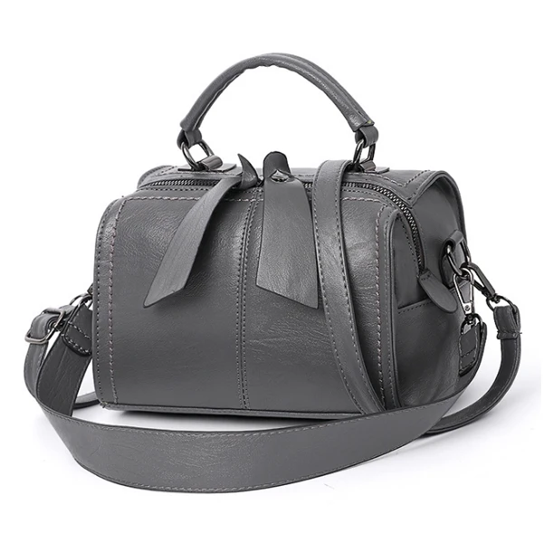 HJPHOEBAG, высокое качество, Женская сумочка, роскошная, для девушек, через плечо, сумка-тоут, кошелек, женская мода, ПУ, сумка на плечо, bolso mujer YC231 - Цвет: Gray