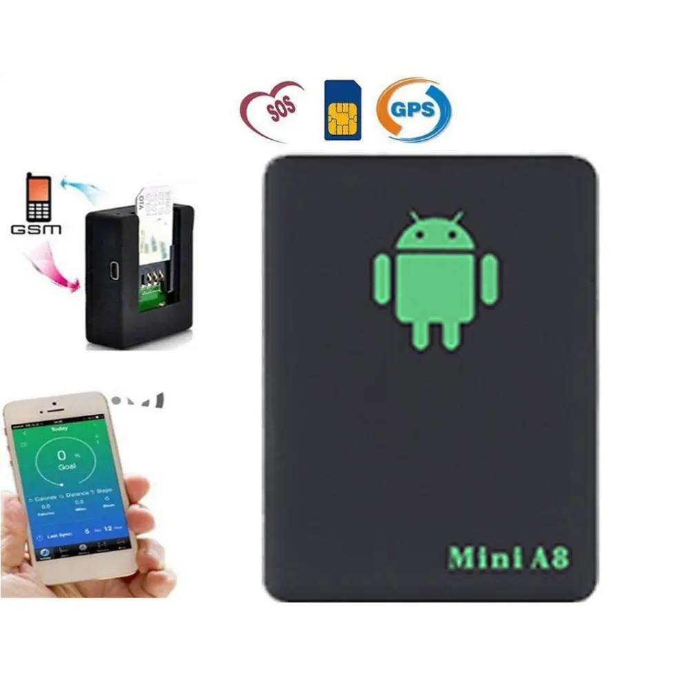  Mini A8 Gps Micro Tracking Locator Ältere Kind Tracking Anti-Verloren Auto Anti-Diebstahl Sos Auto 