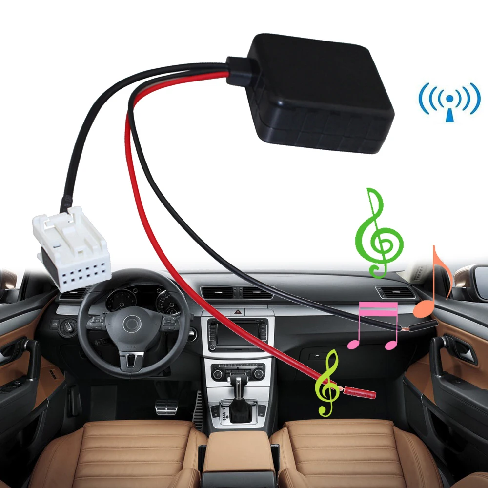 LISIDIC автомобильный Bluetooth-совместимый модуль радио стерео Aux кабель адаптер для BMW