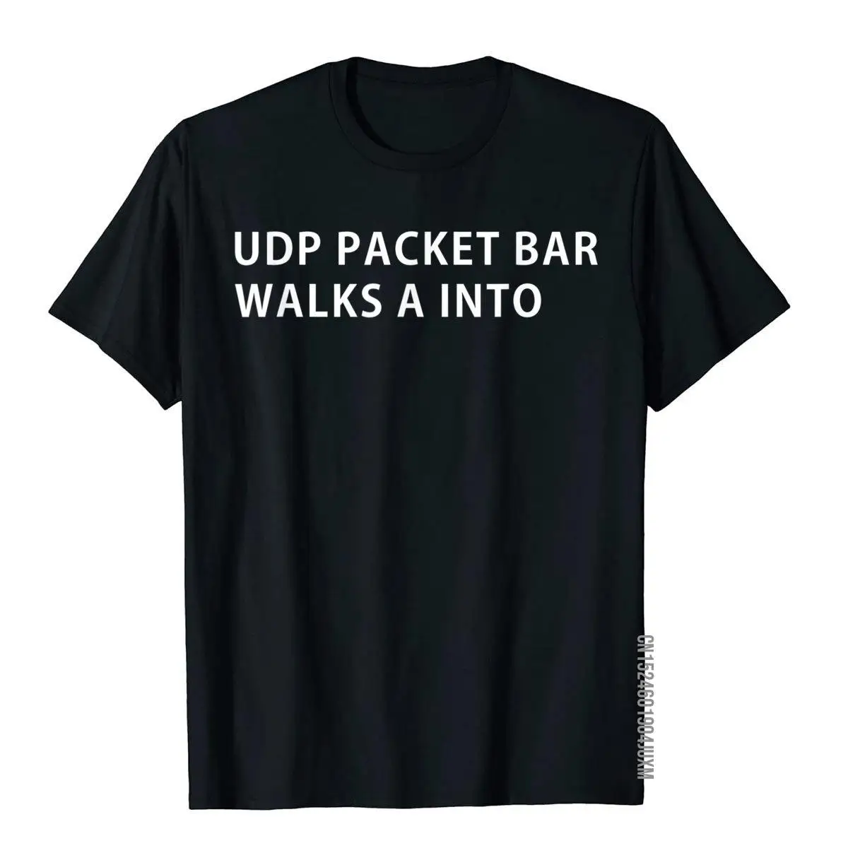 Funny Programmer Humor UDP Protocol Joke T-Shirt__97A997black