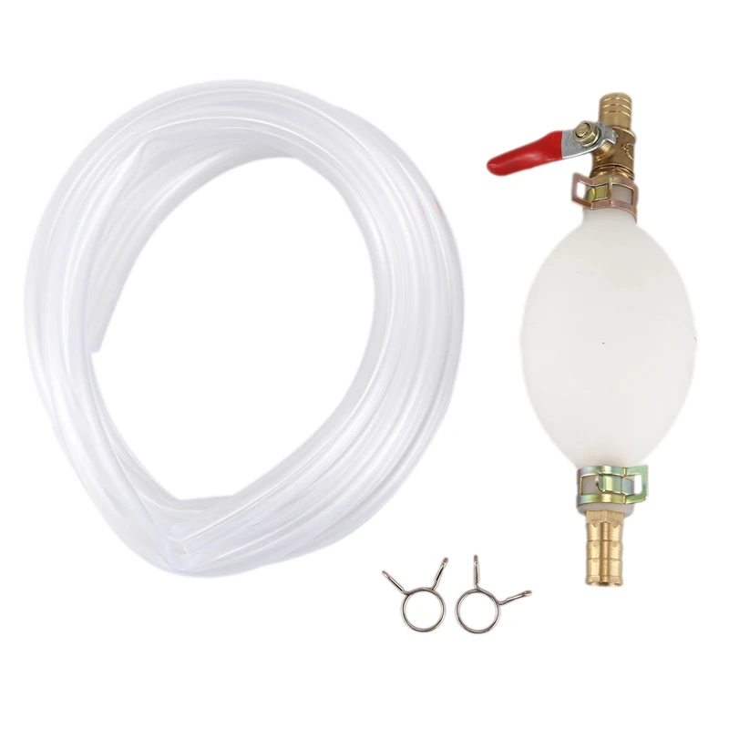 Portable Widely Used Hand Fuel Pump Gasoline Siphon Hose Gas Oil Water Transfer with 1 Dur |