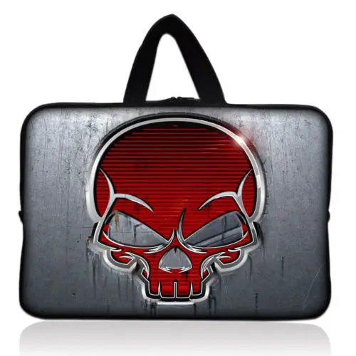 red skull Сумка для ноутбука Running Horse чехол для ноутбука Dell hp Asus acer lenovo Macbook 11 12 13 14 15 15,6 Для retina Pro 13,3" - Цвет: red skull