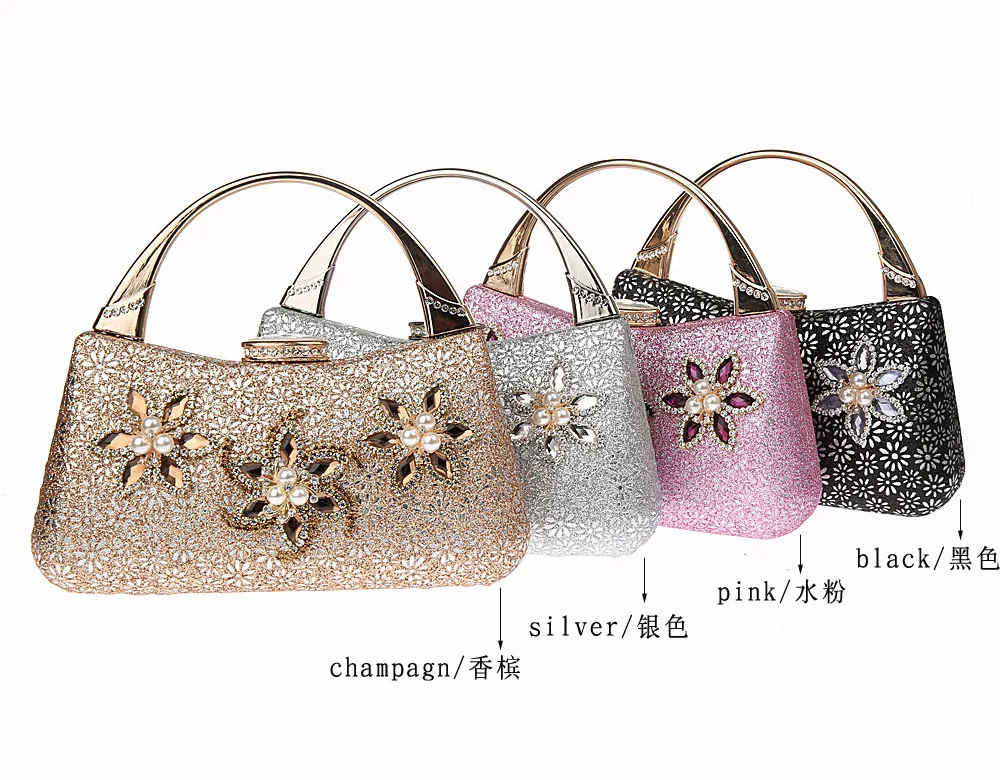 Роскошные женские вечерние сумочки свадебная сумочка с жемчужинами и цветами