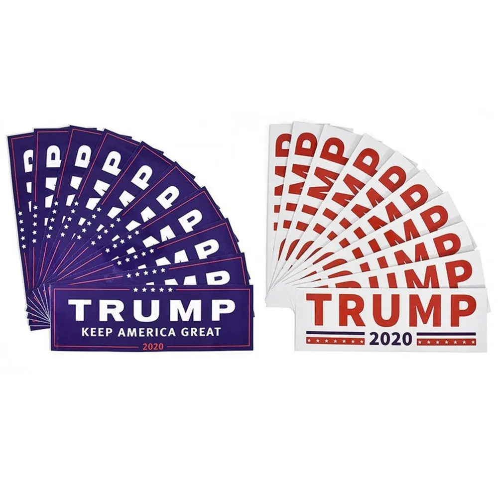 Car Stickers Graphics Decals Auto 10pcs US presidential election 2020 trump Window Door Decoration Creative | Автомобили и