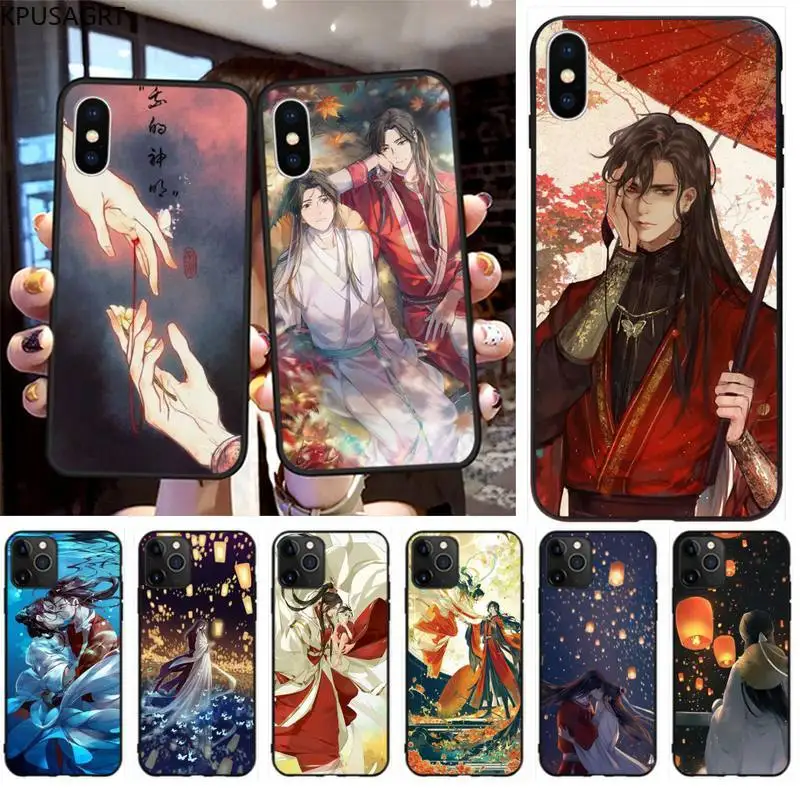 

Aesthetic Chinese style Tian Guan Ci Fu Soft Phone Case for iphone 12 pro max 11 pro XS MAX 8 7 6 6S Plus X 5S SE 2020 XR case