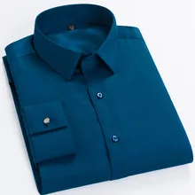 Французская Высокая белая рубашка мужская одежда длинный рукав бамбуковое волокно рубашка модное платье бизнес досуг Свадебная рубашка