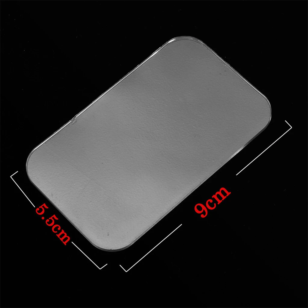 Clear Silicon Gel Individual Eyelash Extensions Tray Holder Pad for False Eye Lash Stands Forehead Glue Pallet