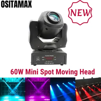 

free Shipping Lyre LED Mini Moving Head Light 60w Spot Gobo Light 9/11 CHS DMX Spot Mini LED Moving Head Disco Party Light
