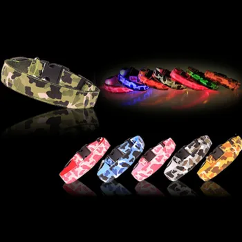 

LED Dog Collar Night Safety Flashing Glow Pet Dog Cat Collar With USB Cable Charging Dogs Accessory