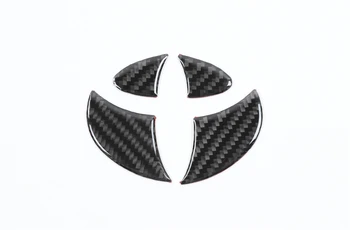

Carbon Fiber Decal Rear Emblem Logo Cover Trim Stickers for Toyota 4Runner 2010+ Stylish Car Accessories Exterior Decoration