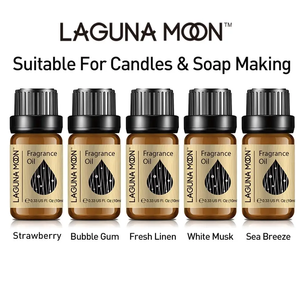 Lagunoon 10 мл ароматическое масло для свечей мыло диффузор домашний парфюм свежее белье клубника белый мускус морской бриз Масло Лайма