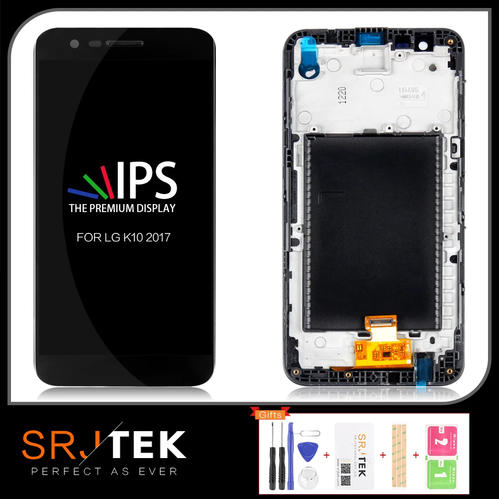 Tested 5.3'' 1280x720 Display For LG K10 2017 LCD with Touch Screen Digitizer M250 M250N M250E M250DS | Мобильные телефоны