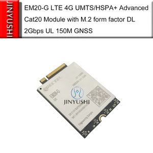 Image 2 - Marke neue kein fake! EM20 EM20 G LTE 4G Erweiterte Cat20 Modul EM20GRA 512 SGAS mit M.2 formfaktor DL 2Gbps UL 150M GNSS