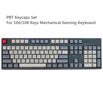 

108 Keys Keycap Set KT1 Profile PBT Keycaps Set For 104/108 Keys Mechanical Gaming Keyboard Mechanical Keyboard Keycaps Set