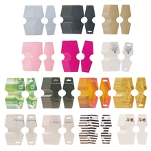 100x Necklace  Tag Card Jewelry Bracelet Pre-Punched Package Cards