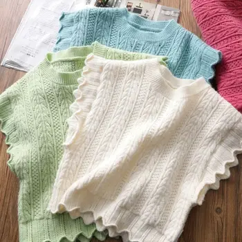 

Kids Baby Girl summer Clothes Sleeveless Knitted Vest Tops Flower Shorts Pants sweet girls Floral Outfit Set