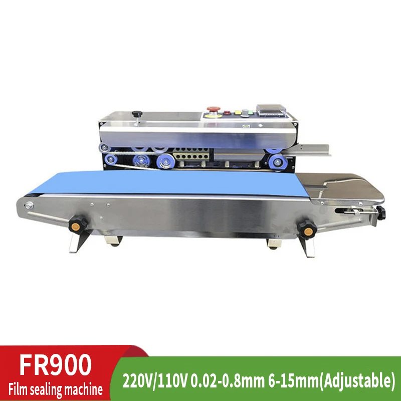 

Food Bag Continuous Sealing Machine Automatic Plastic Film Packaging Machine Auxiliary Equipment Printing Machine Date