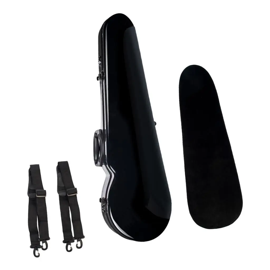 

Full Size 4/4 Professional Violin Case Bag with Soft Interior and Strap Triangular Shape