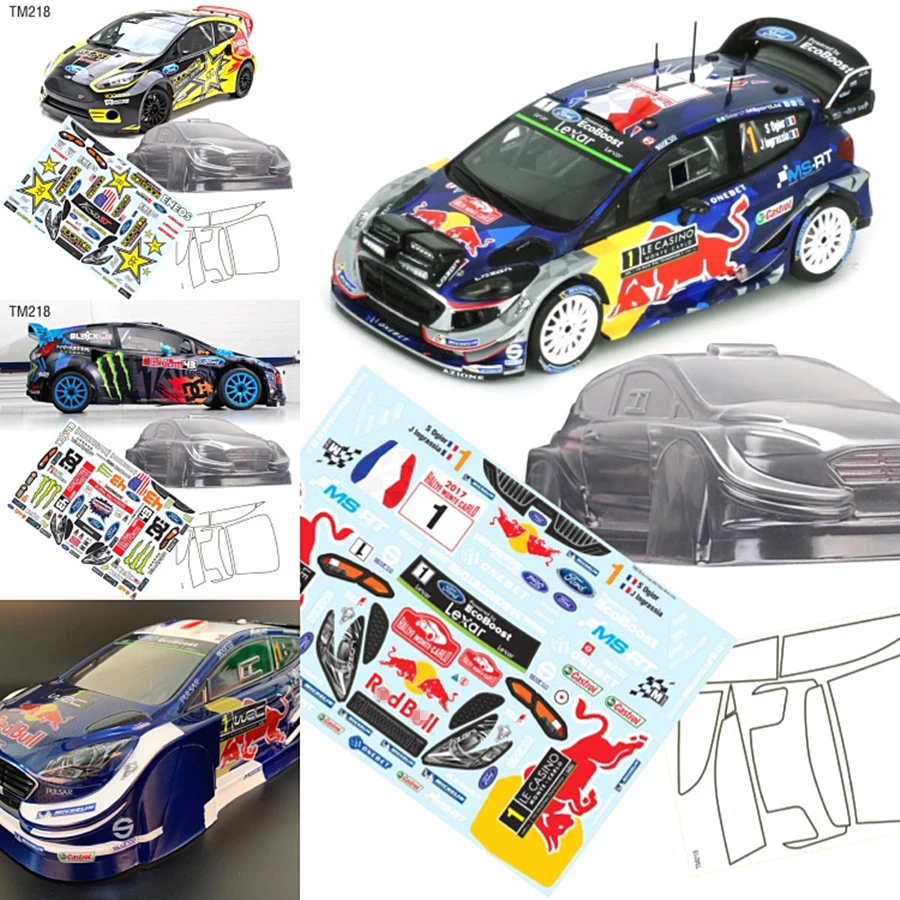 Ford Fiesta Rally Cars 210mm Wheelbase 